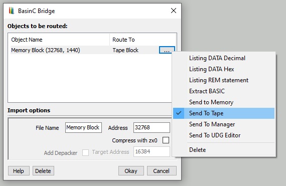 BasinC Bridge window