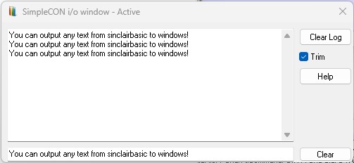 SimpleCon V2 window